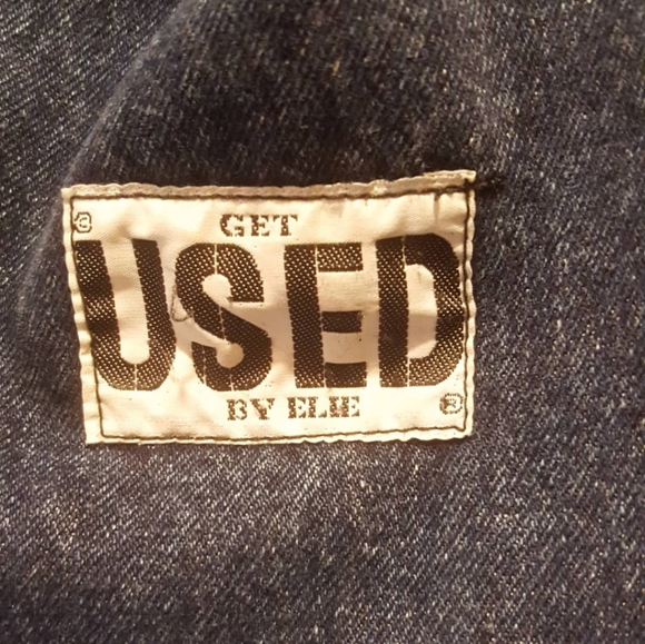 Vintage get used by elie jean trench jacket sz.medium - Picture 8 of 9
